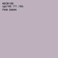 #BDB1BE - Pink Swan Color Image